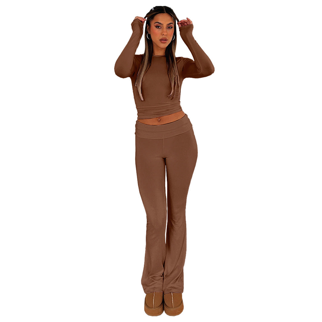 Comfortable Slim-fit Slimming Anti-waist Low Waist Bell-bottom Pants - Enhanced Comfort