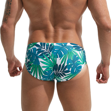Men's Fashionable And Sexy Front Padded Swimming Trunks