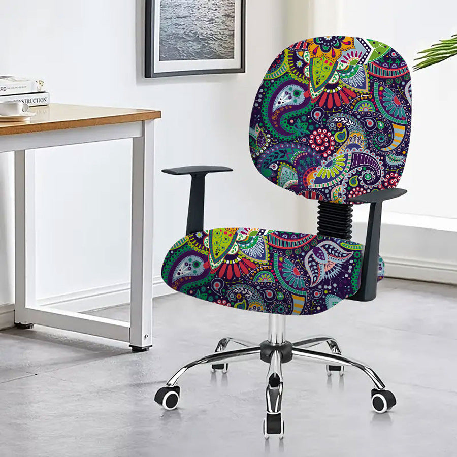Housse de chaise pour accoudoir d'ordinateur de bureau