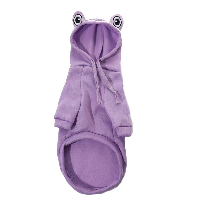 Grenouille chien petit moyen pull polaire vêtements produits pour animaux de compagnie
