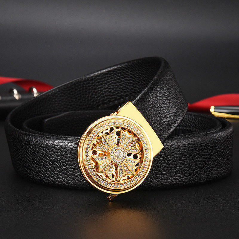 Men's Young Business Comfortable Click Belt - Career Advancement