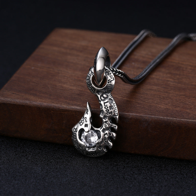 S925 Sterling Silver Necklace Pendant Men