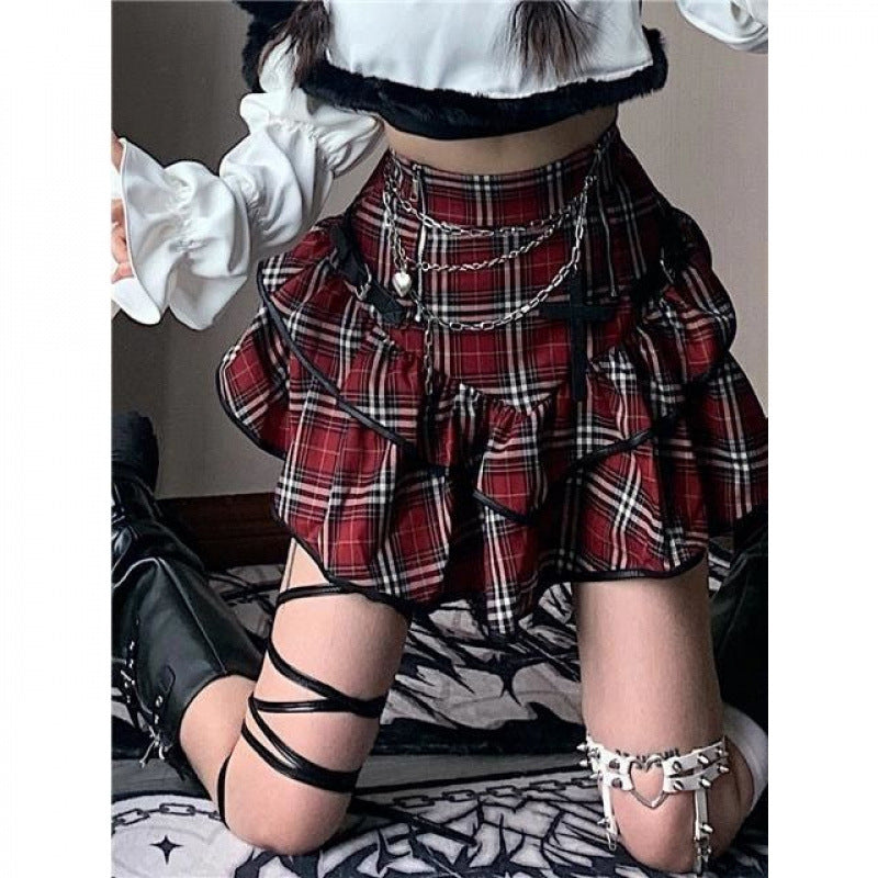 Y2g Niche Cake High Waist A- Line Skirt