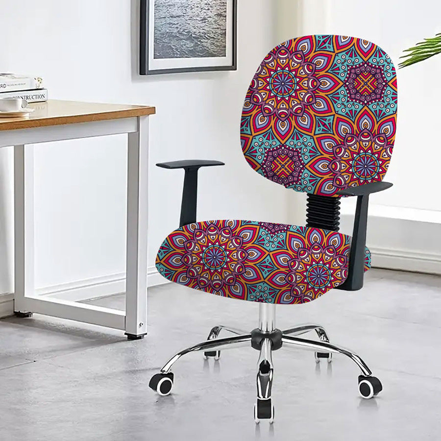 Housse de chaise pour accoudoir d'ordinateur de bureau