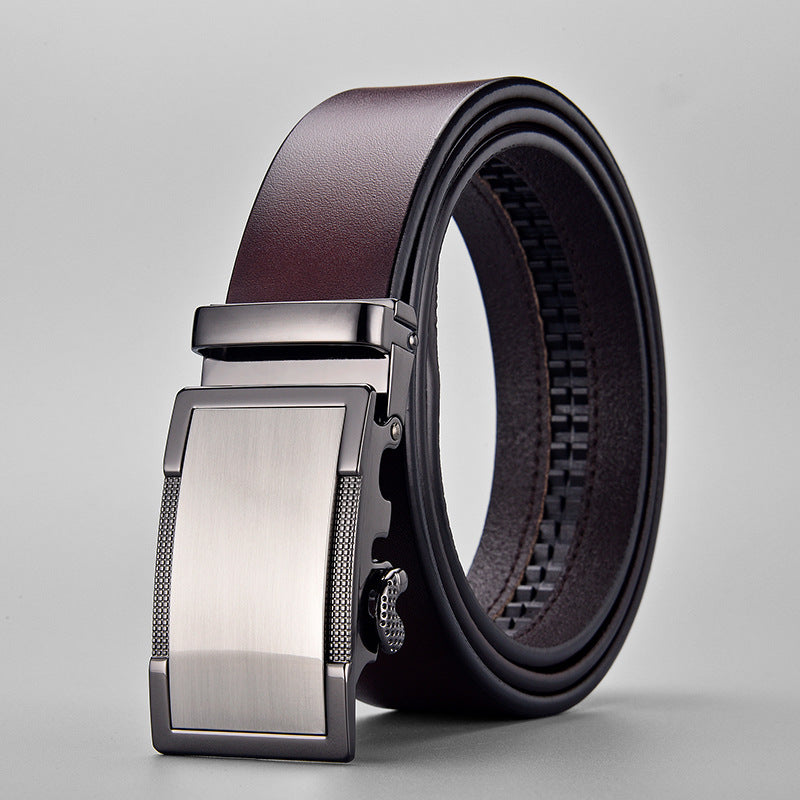 Men's Two-Layer Leather Belt - Premium Construction