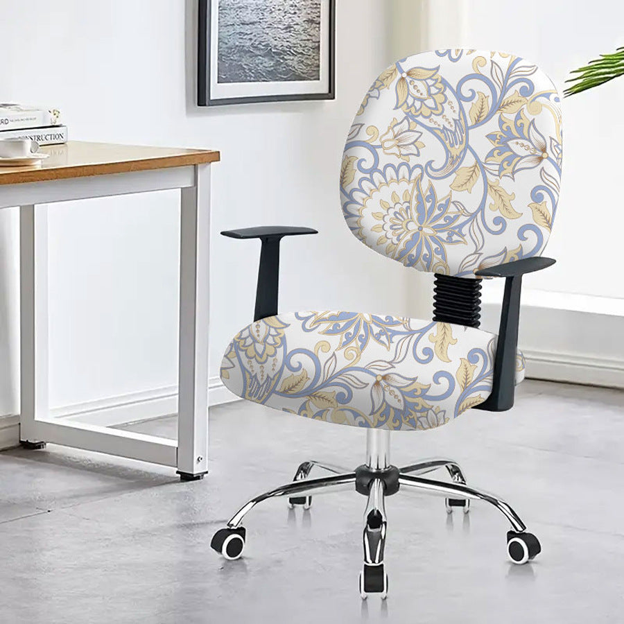 Housse de chaise pour accoudoir d'ordinateur de bureau