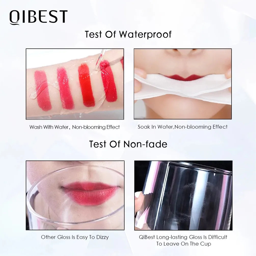34 Color Lip Gloss Waterproof Nude Matte Liquid Lipstick Moisturizing Long Lasting Lipgloss Lip Makeup Beauty Cosmetics