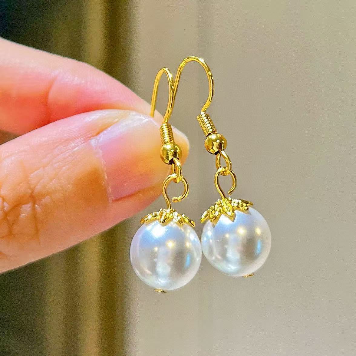 Luxury Australian White Pearl Earrings