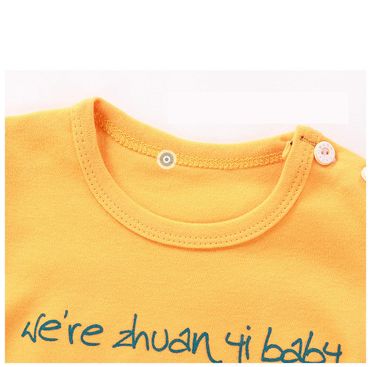 Chemise à manches longues en coton pour sous-vêtements pour enfants