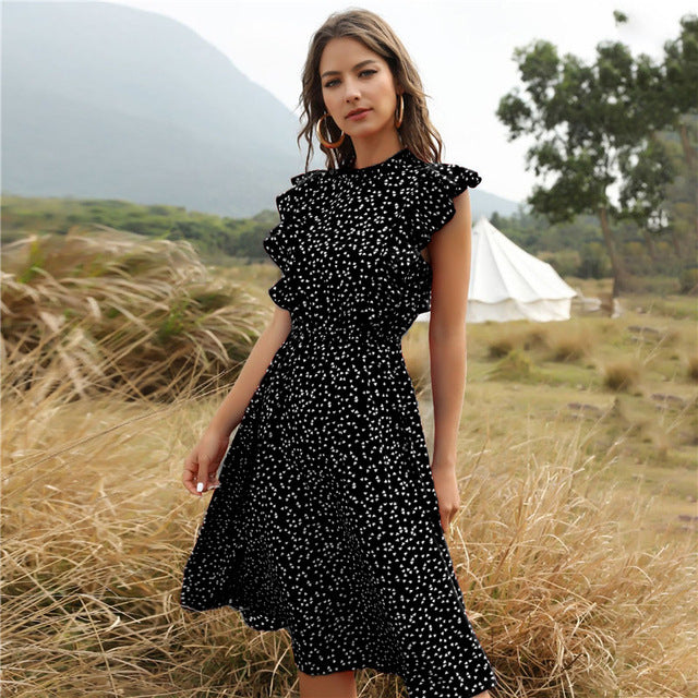 ROBE LONGUE EN CHIFFON D'ÉTÉ POUR FEMMES Robes Maxi