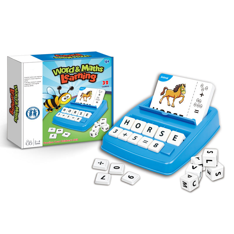 Jeu de bureau Alphabet, apprentissage des nombres, jouets d'éducation précoce assortis