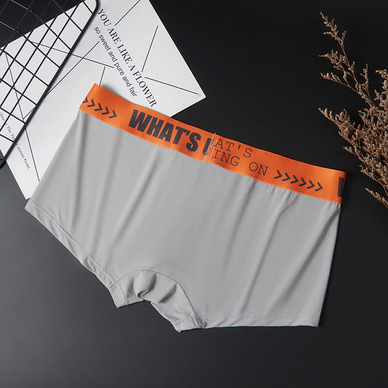 Tunna boxershorts i silkesblandning med medelhög midja för män