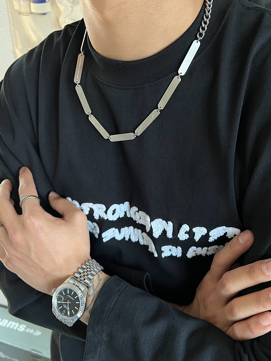 Collier d'épissage en métal pour hommes
