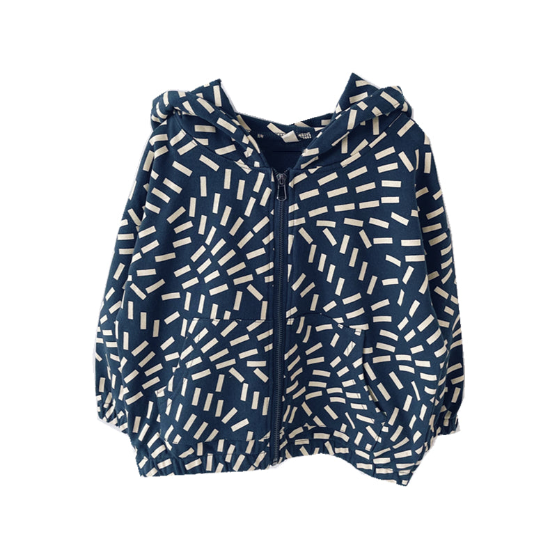 Veste décontractée à capuche pour garçons à manches longues