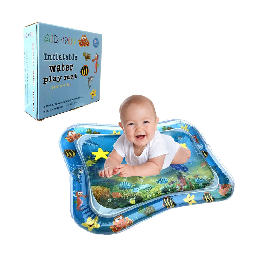 Tapis d'eau gonflable pour bébé, tapis d'eau de plage d'été pour nourrissons, coussin d'eau pour nourrissons, tout-petits, activités d'été, jouets, oreillers pour bébé