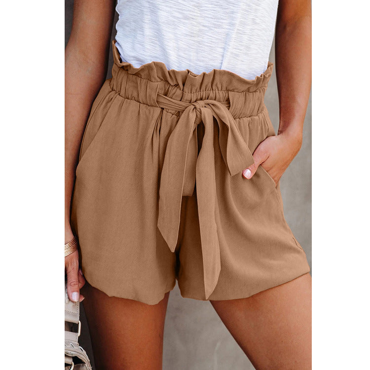 Women Summer Pants Casual Loose High Waist Shorts - Breezy Freedom