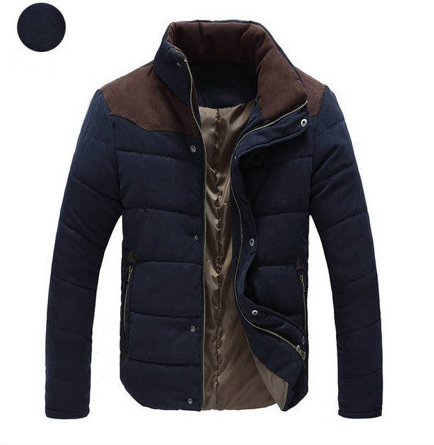 Warm Causal Parkas Man Ytterkläder Windbreak Jackor Kappor