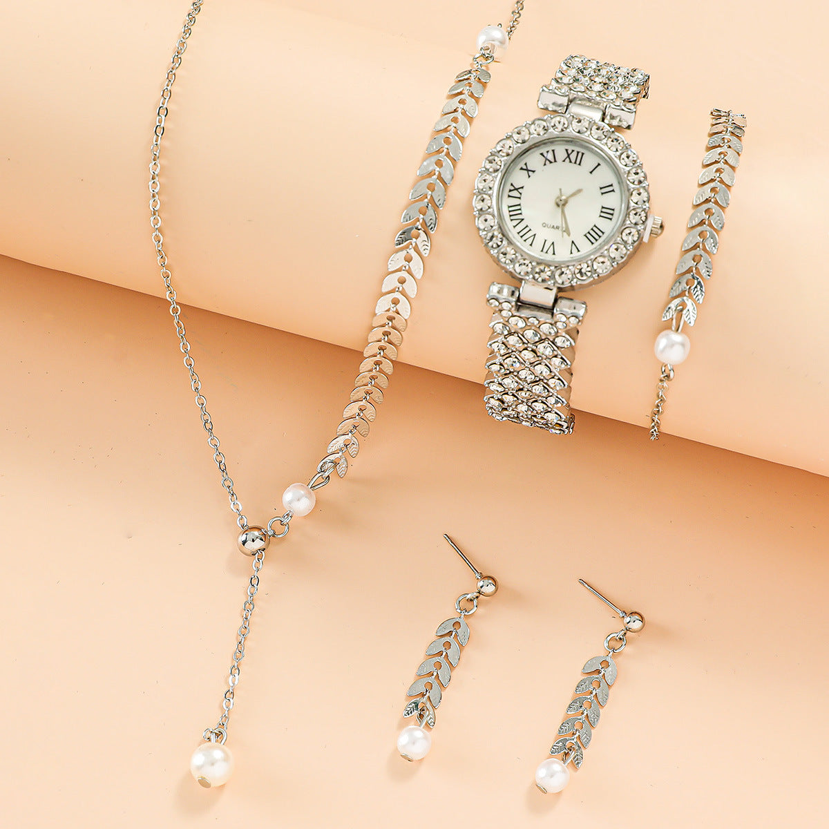 Diamond Women Watches Luxury Fashion Rhinestone Quartz Bracelet Wrist Watch For Women - Glamorous Sophisticated Elegant Sparkling