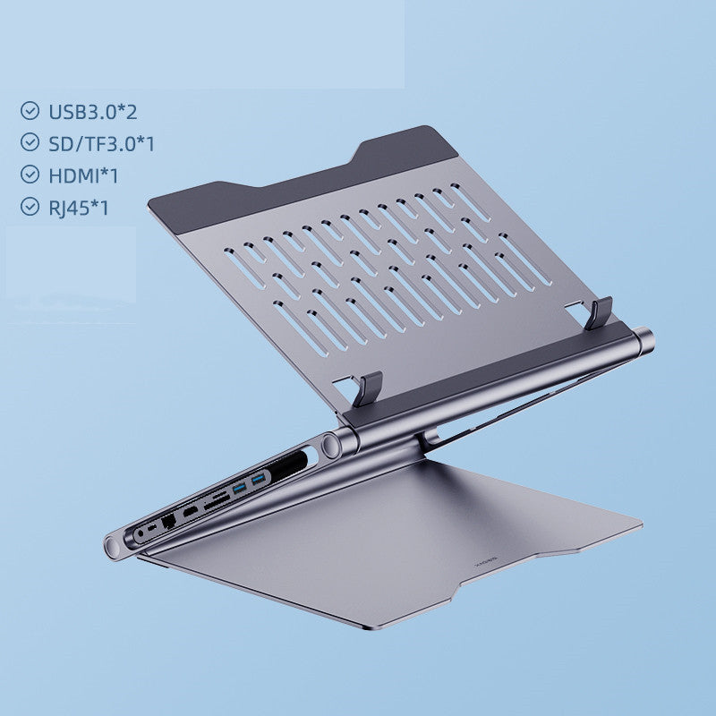 Lapstop-stativ med 8-i-1 dockningsstation
