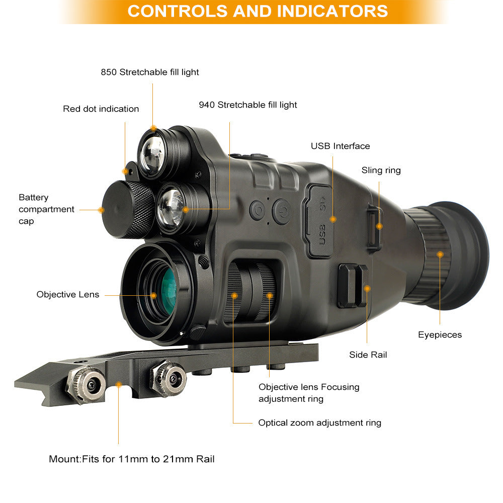 CY789 HD Fotografi Night Vision Instrument Sets of Sikta