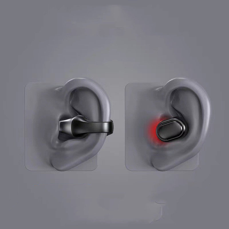 Öronklämma Benledningshörlurar Bluetooth-kompatibla 5.2 HIFI Trådlösa Hörlurar Touch Handsfree Sport Brusreducerande Headset Med Mikrofon