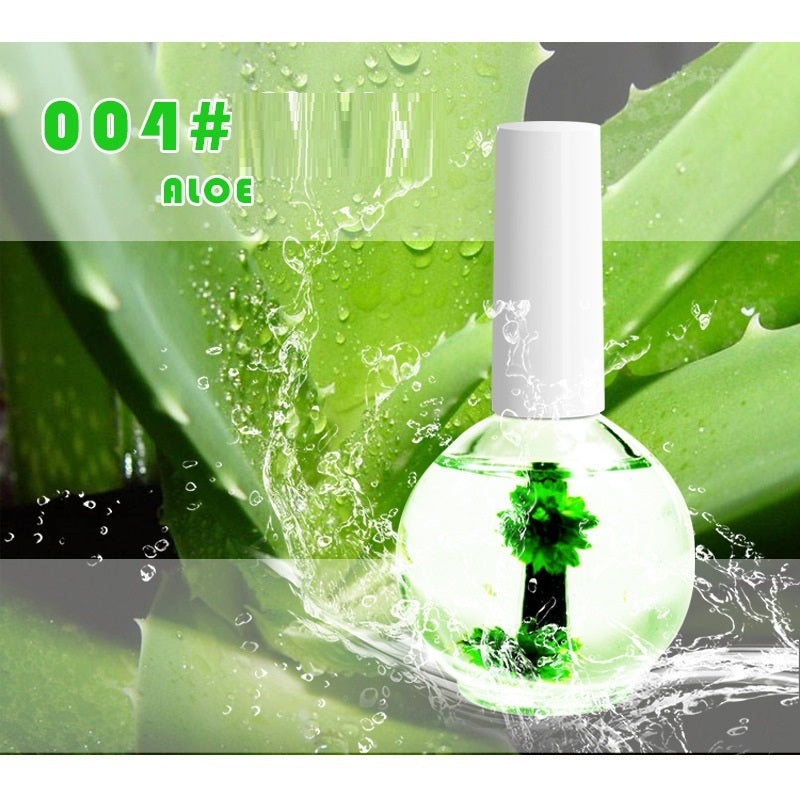 Professional Nail Treatment Oil - Dried Flowers Nutrition Formula | Moisturizing Strengthening Care