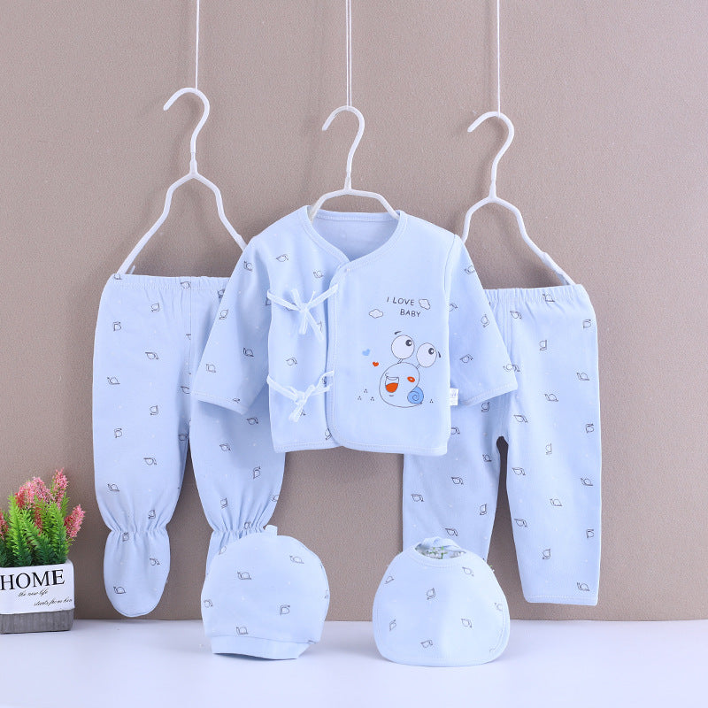 Bomull babykläder våren och sommaren underkläder set