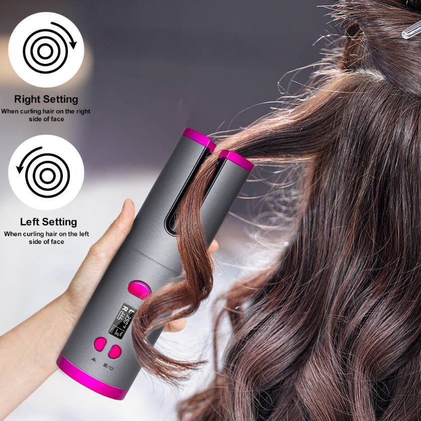 Wireless USB Curling Iron - Multifunctional Rechargeable Hair Styling Tool