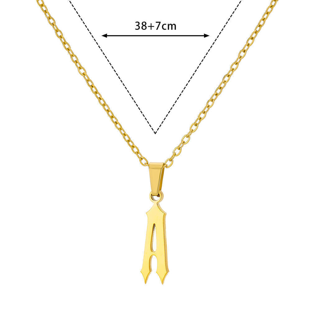 Forntida engelska brevhängande halsband