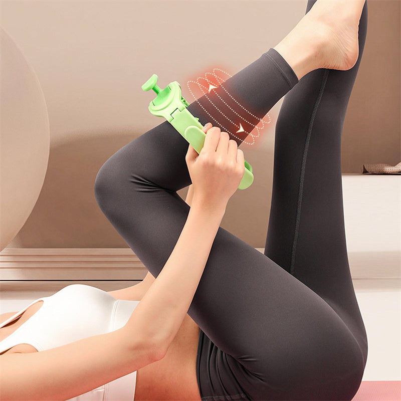 Multifunktionell Manuell Rund Massager Roller Fitness Midja Rumpa Muskler Ben Gripper Stovepipe Lår Avtagbar Massage Gym Tool Skönhet Hälsa
