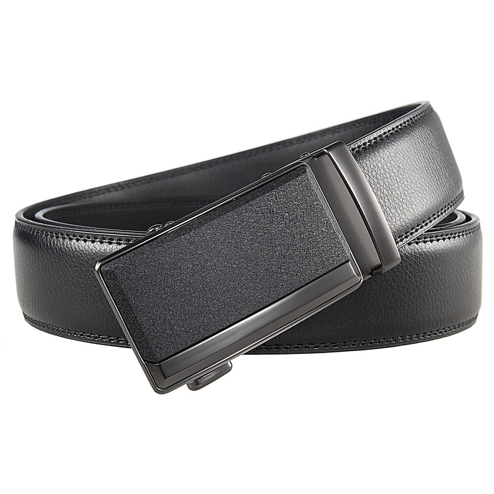Men's Business Split Leather Belt - Professional Excellence