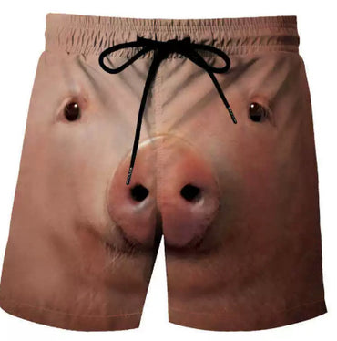 Beach Pants Men's Sports Eagle Pattern Printed Shorts