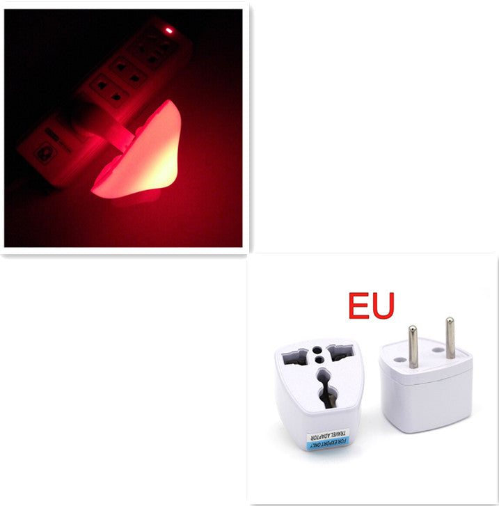 Lampe LED à prise murale en forme de champignon, prise ue US, blanc chaud, capteur de contrôle de la lumière, lumière de chambre à coucher, décoration de la maison