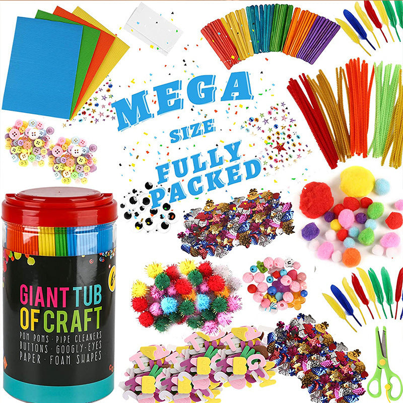 Craft Tube Twisted Stick Set DIY Handmade Material Package Material Combination Candy Jar