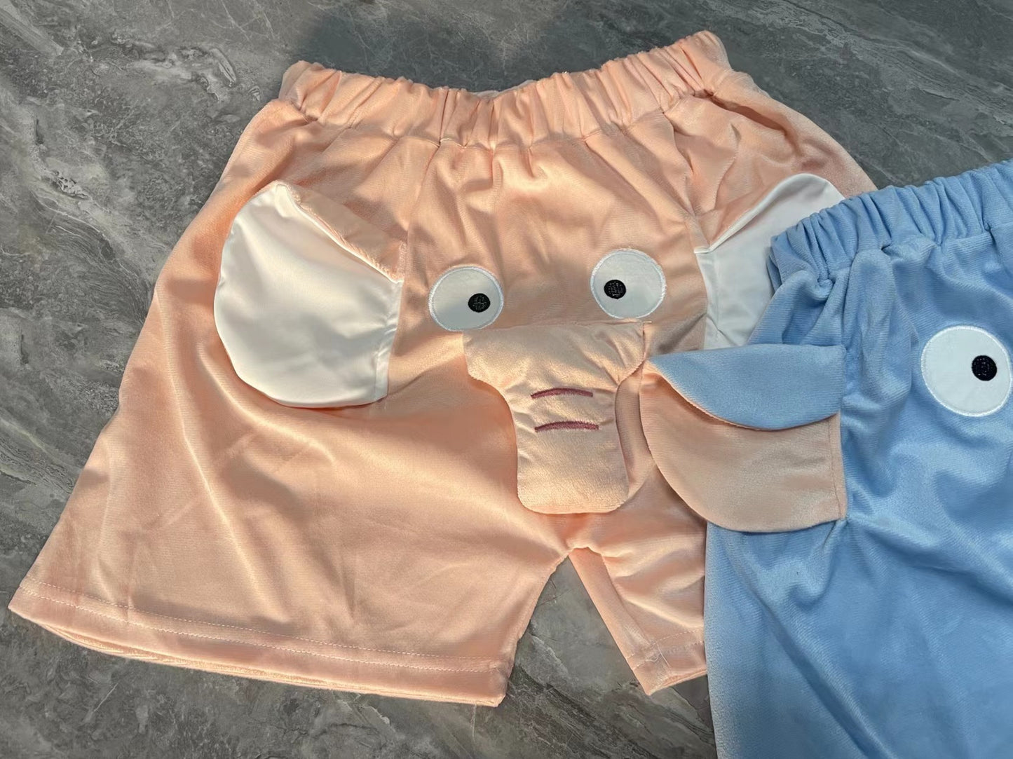 Lovely Elephant Casual Shorts Sommar Hemma Män och kvinnor Andas Roliga Bekvämt Par Nytt mönster korta byxor