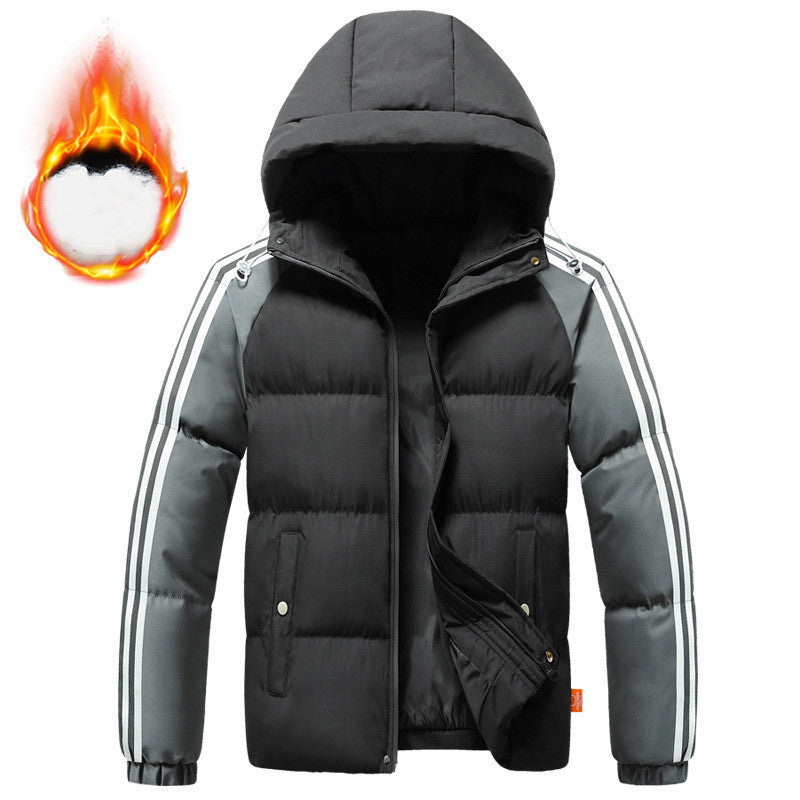 Vêtements décontractés chauds rembourrés en coton pour hommes