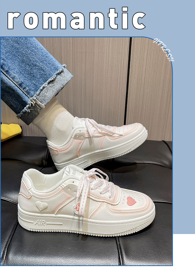 Cherry Blossom Powder Platform Blanc Chaussure Enfant