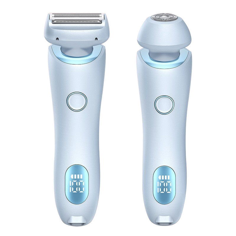 2 i 1 hårborttagning epilator USB uppladdningsbar trimmer kvinnor kroppsrakhyvel ansikte ben armhåla bikini hand blygd rakapparat hårborttagare