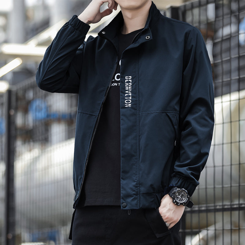 Casual Jacka Herr Baseball Uniform Trendiga toppkläder