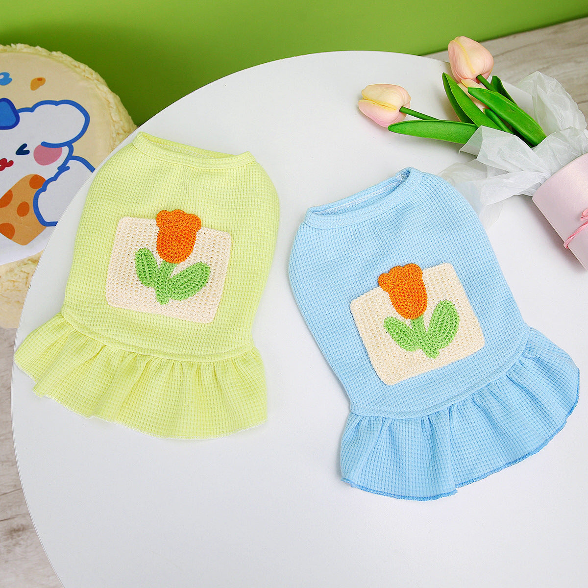 Vêtements pour chiens Poche de jupe pour animaux de compagnie