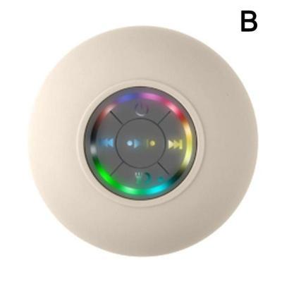 Stor sugkopp Vattentät Bluetooth-högtalare LED-ljusutsändande
