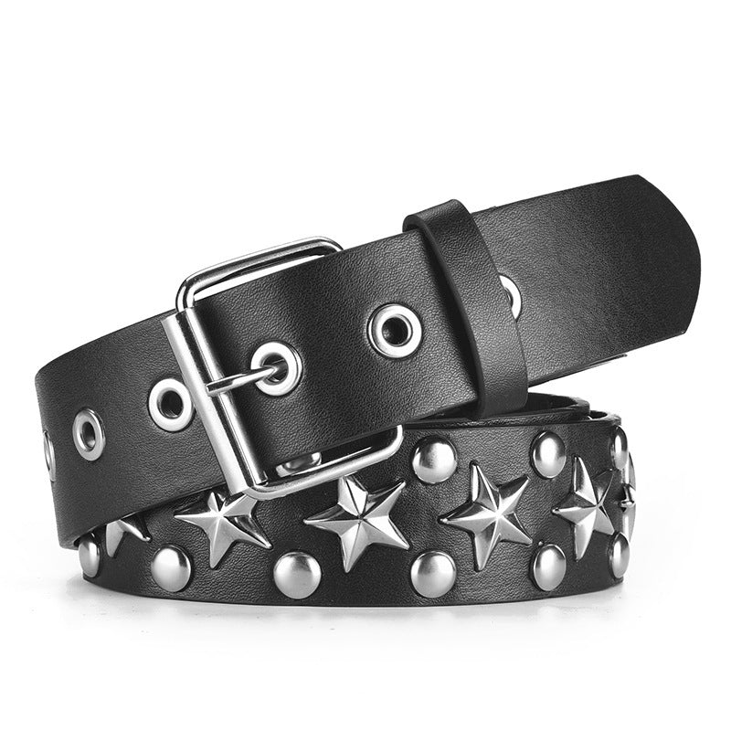 Women's Fashion Needle Buckle Versatile Punk Style Belt - Rebellious Edge