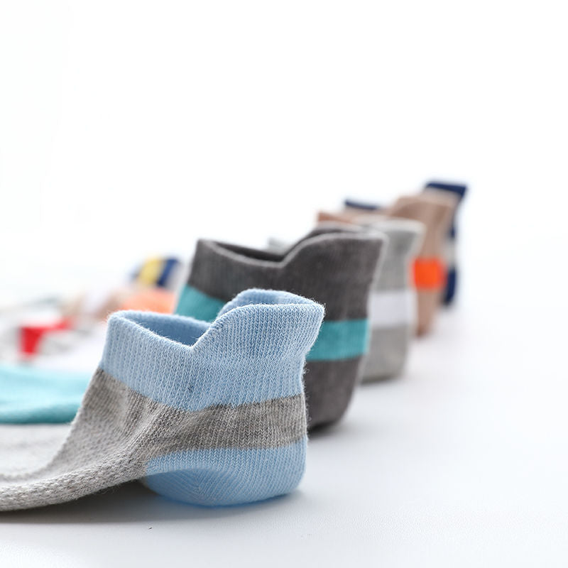 Chaussettes fines en maille respirante pour enfants, chaussettes en coton fines pour garçons, chaussettes bateau pour filles