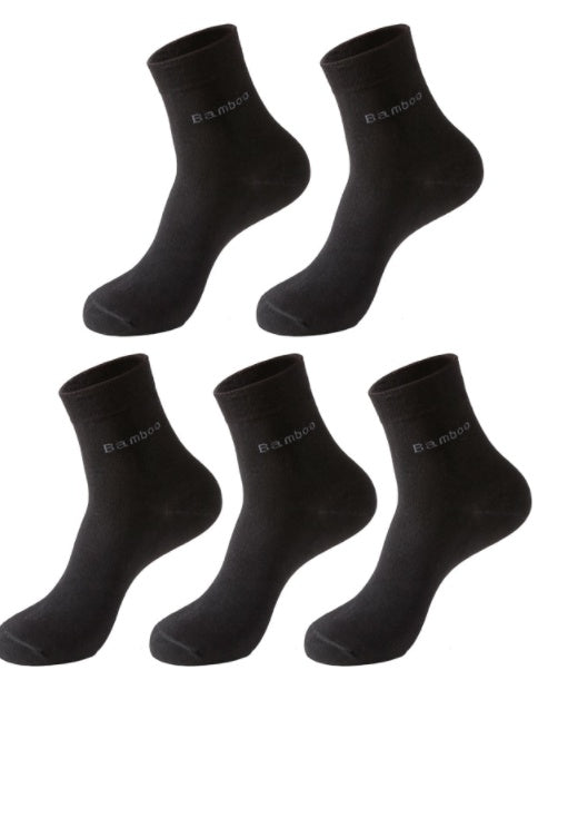 Strumpor Enfärgade Strumpor Herr Mid-tube Bamboo Fiber Strumpor Herr