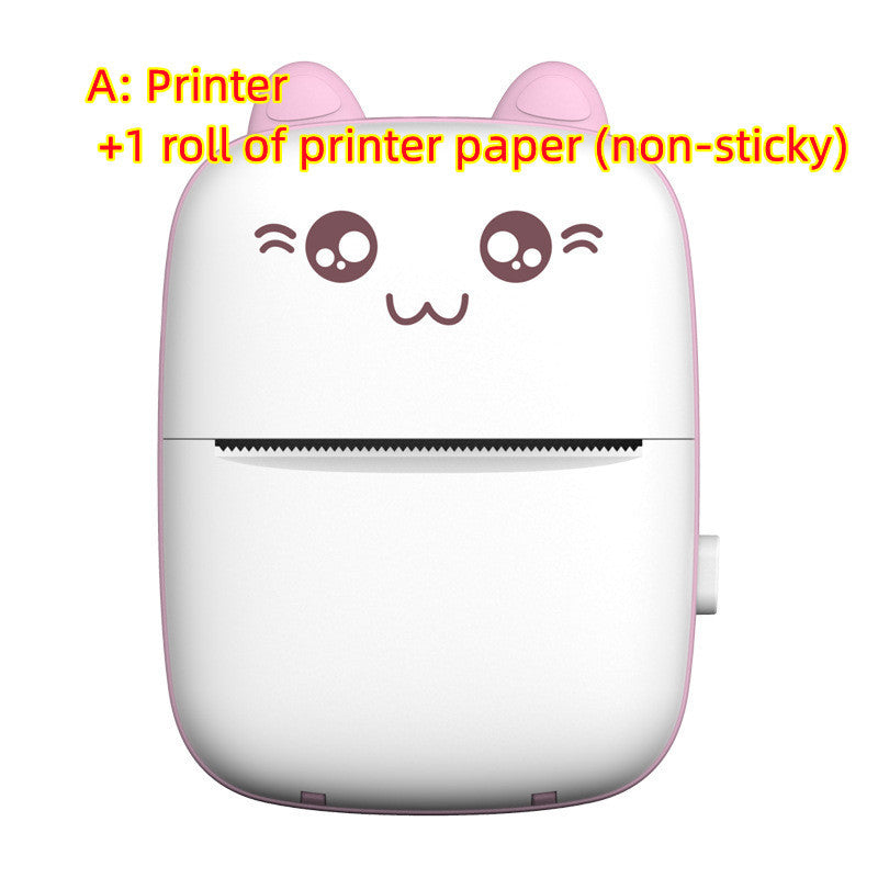 Miniskrivare Bärbar Mini Bluetooth WiFi Ny Fel Skrivare Mobiltelefon Foto Titel Anteckning Hot Print Pocket Student Error Etikettskrivare