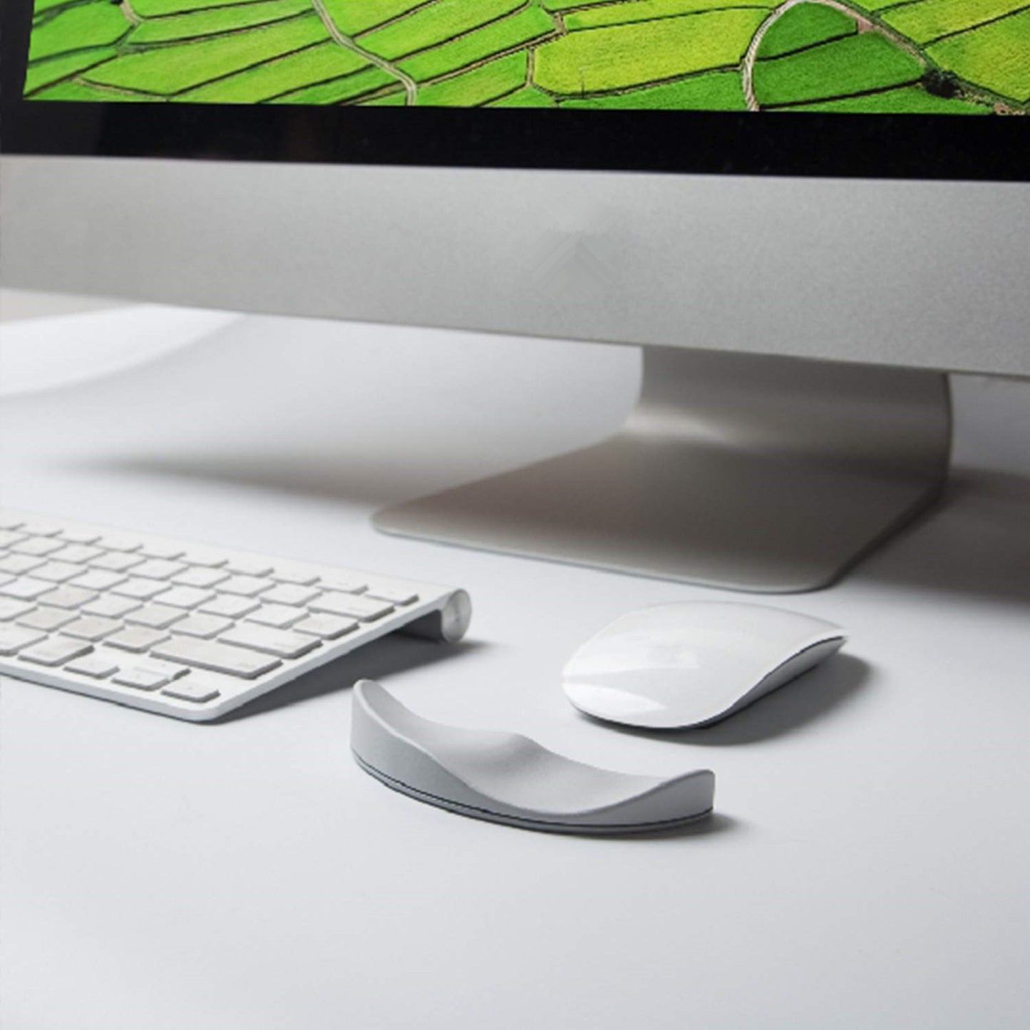 Ergonomiskt mus handledsstöd Musmattor Silicon Gel Non-Slip Streamline handledsstödsstödsmatta Datormusmatta för kontorsspel PC-tillbehör