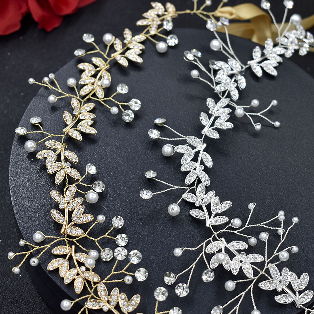 Bridal Hair Band Rhinestone Alloy - Elegant Wedding Accessory