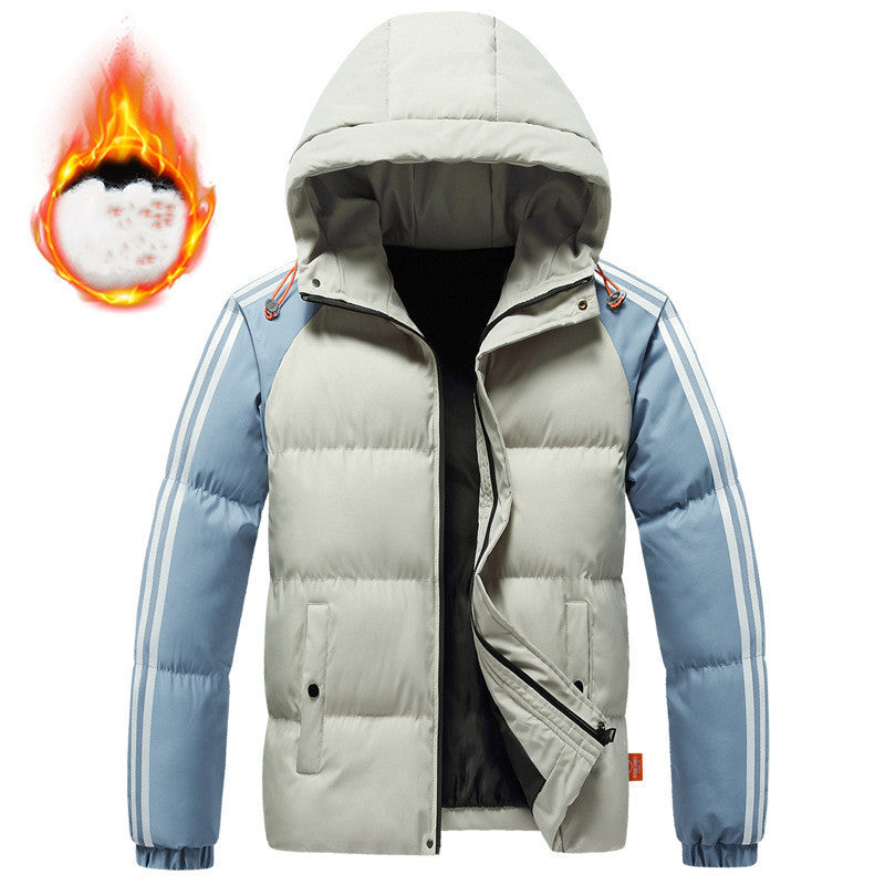 Vêtements décontractés chauds rembourrés en coton pour hommes