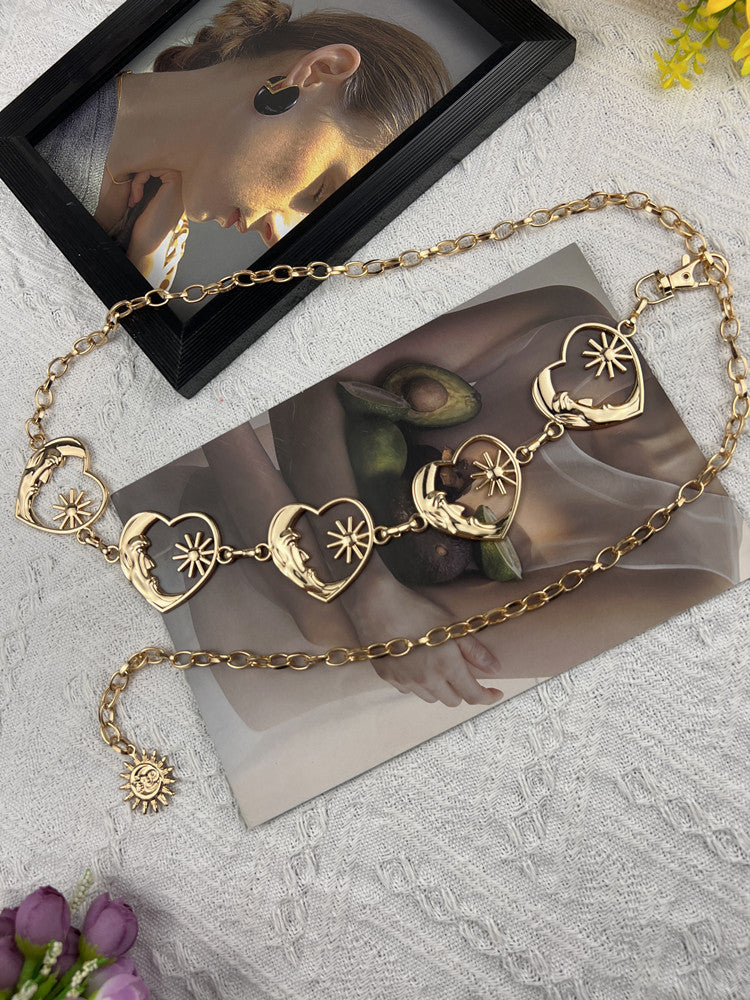 Women's Love Metal Waist Chain Accessories - Romantic Expression