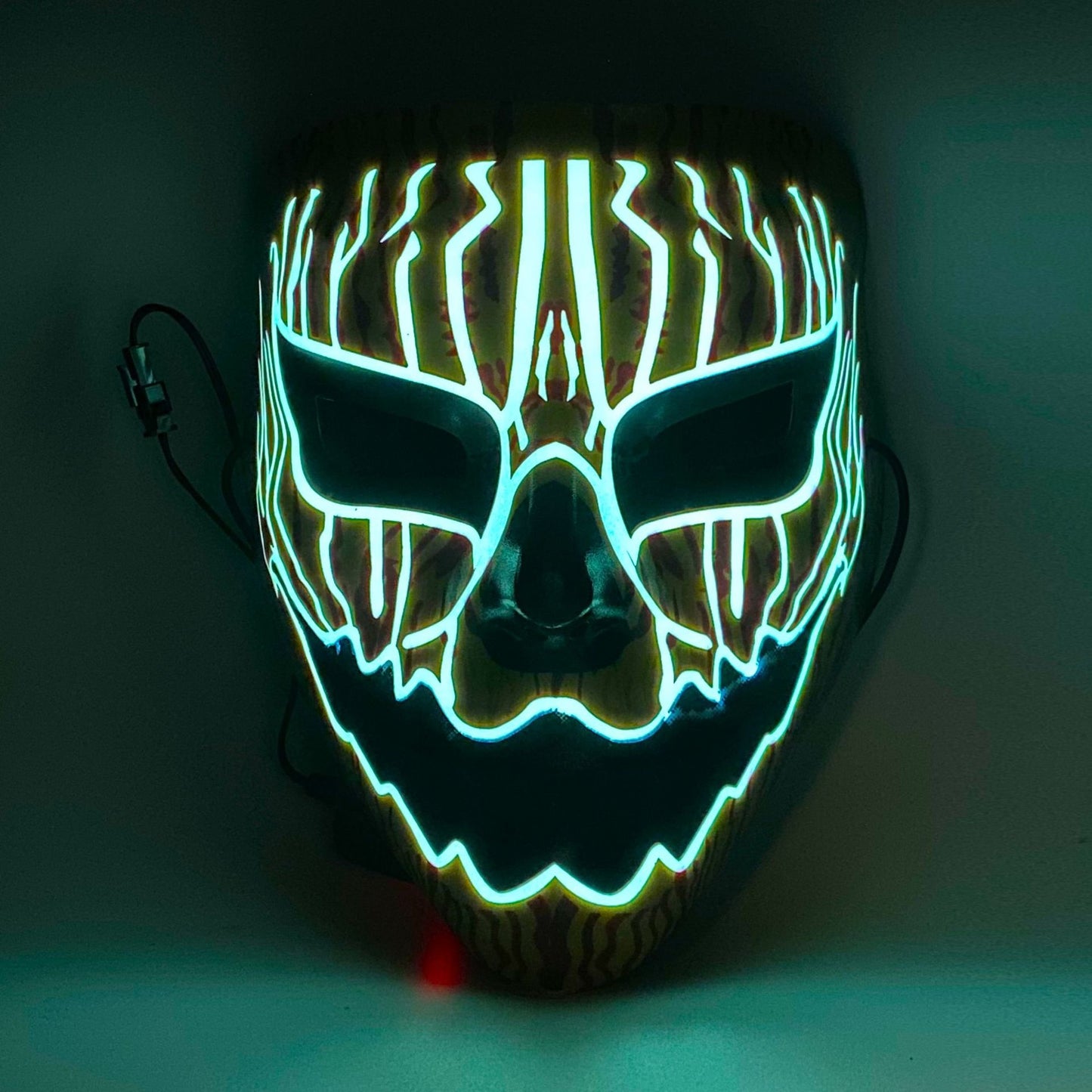 Masque lumineux à panneau électroluminescent Disco Party Stage